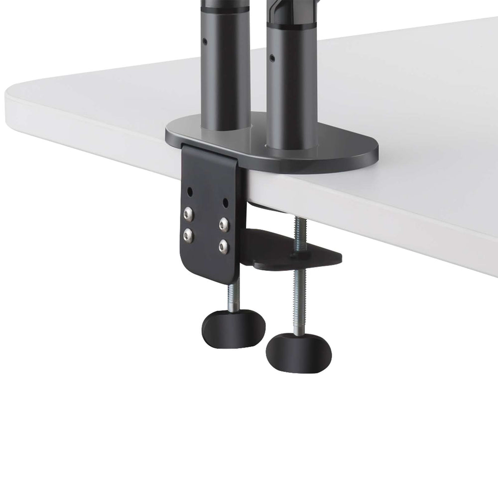 Alberenz® Dubbele Monitorarm Met Gasveer Donkergrijs