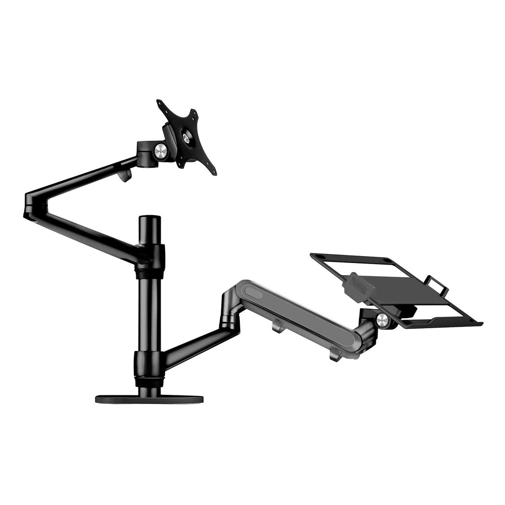 Alberenz® laptop monitorarm met gasveer zwart