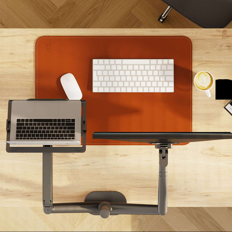 Alberenz® laptop monitorarm met gasveer zwart