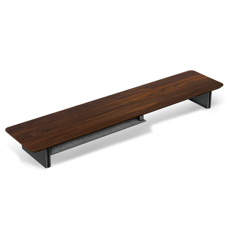 Alberenz® Walnoot Houten Monitorverhoger - 2 Monitoren