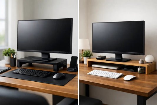 Monitor Riser vs Desk Shelf for Better Setups - Alberenz