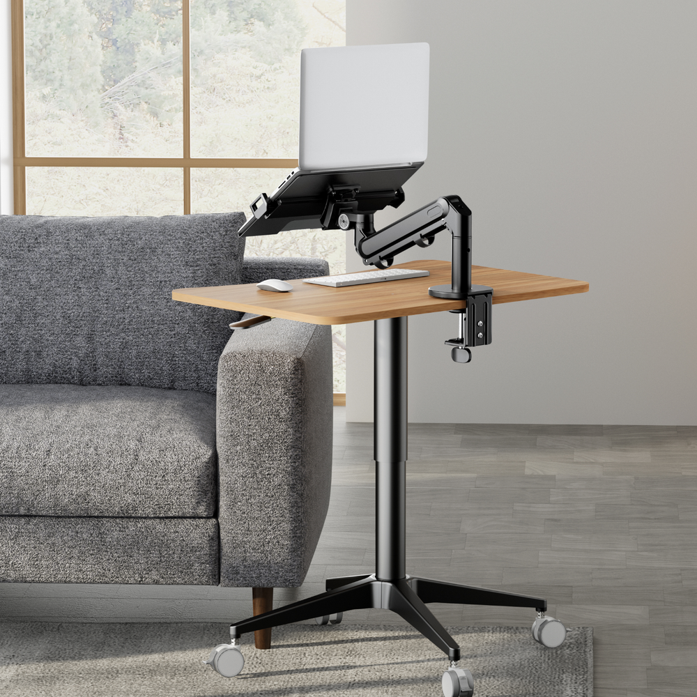Alberenz® Laptoparm Gasveer - Donkergrijs