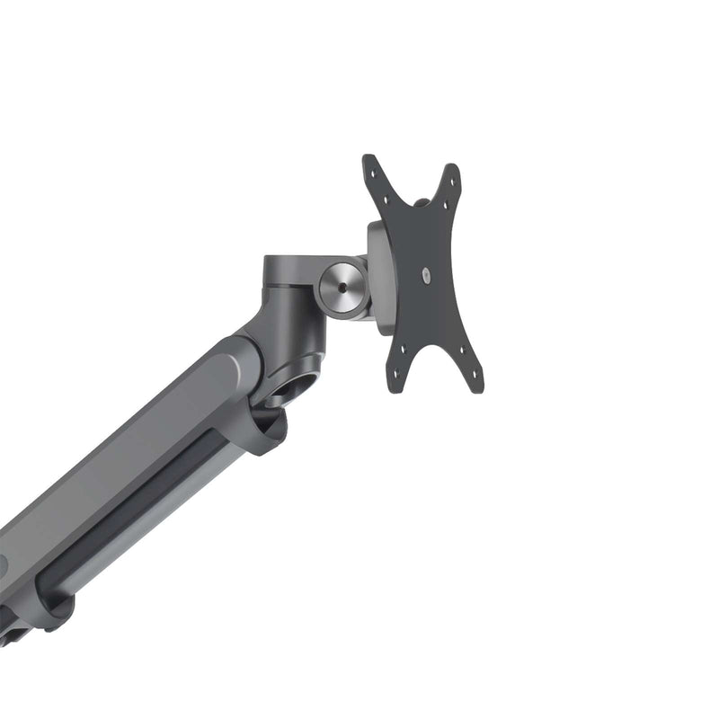 Alberenz® Dubbele Monitorarm Met Gasveer Donkergrijs