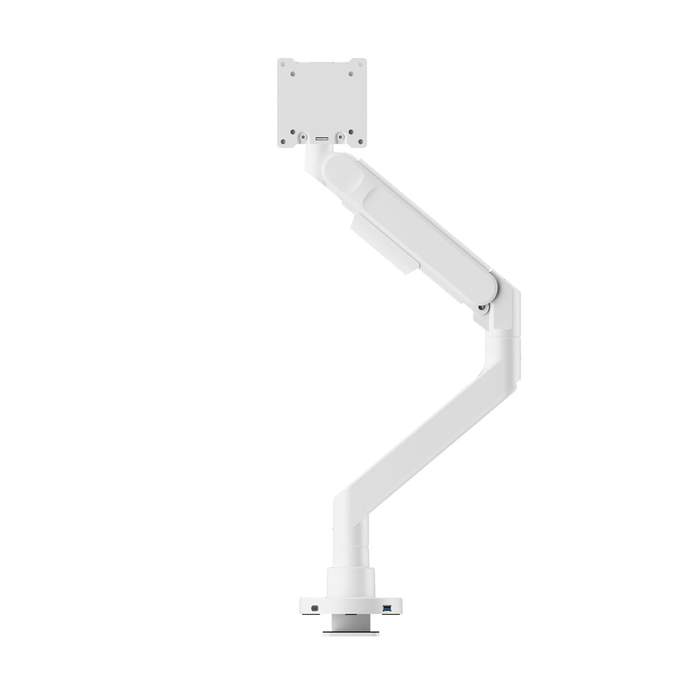Alberenz® Zware Gasveer Monitorbeugel Wit (tot 57 inch)