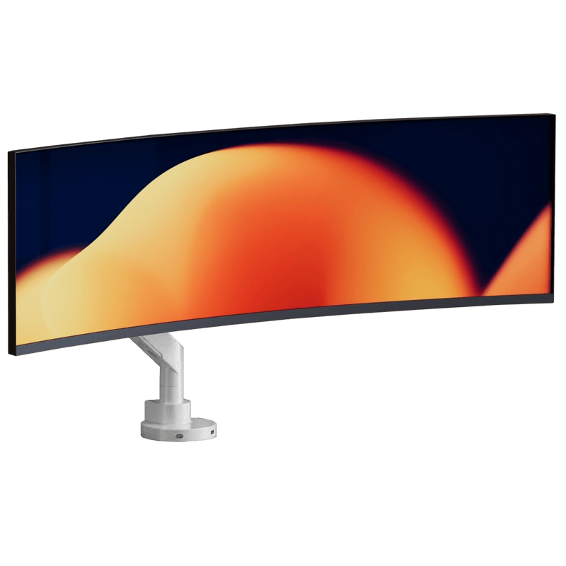 Alberenz® Zware Gasveer Monitorbeugel Wit (tot 57 inch)