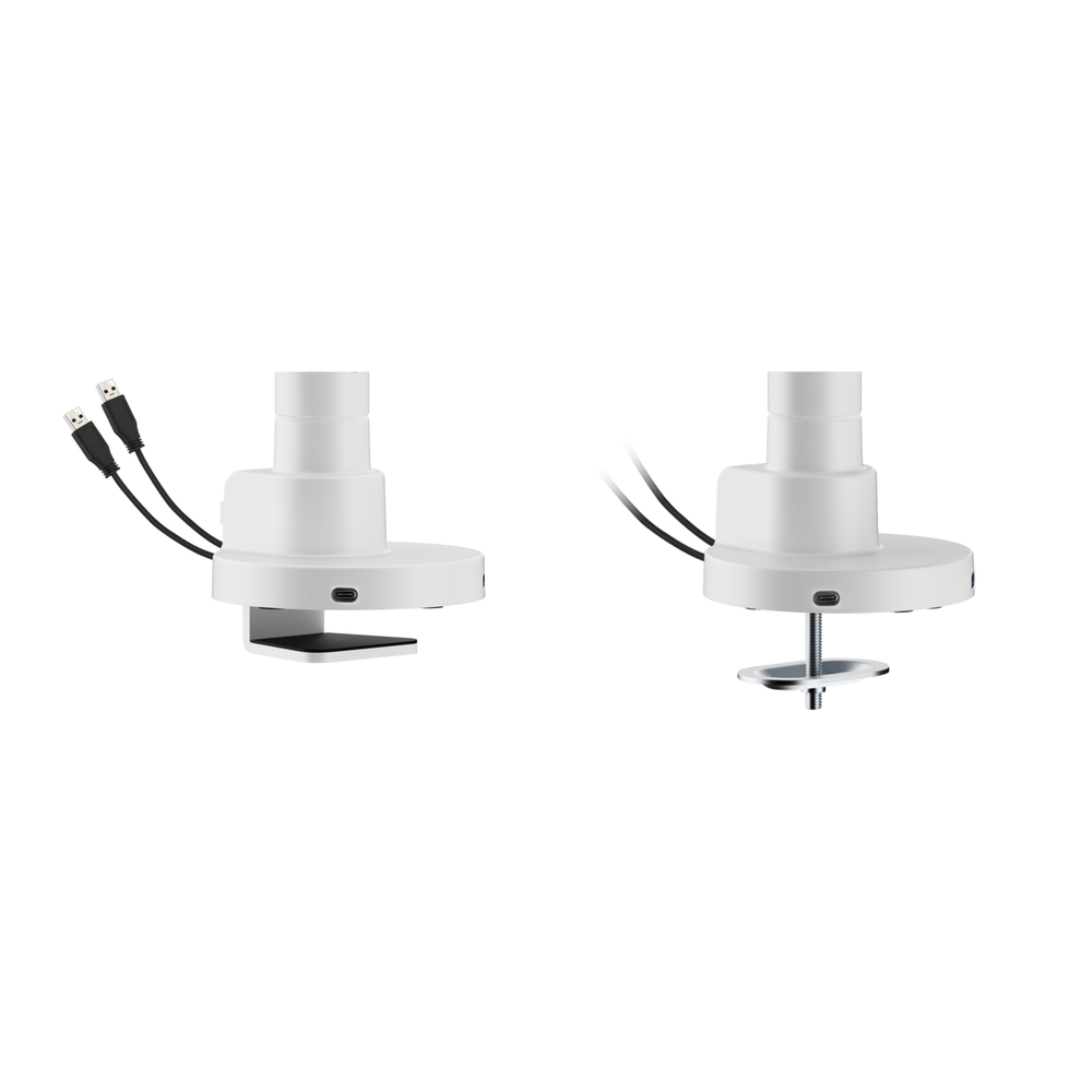 Alberenz® Zware Gasveer Monitorbeugel Wit (tot 57 inch)