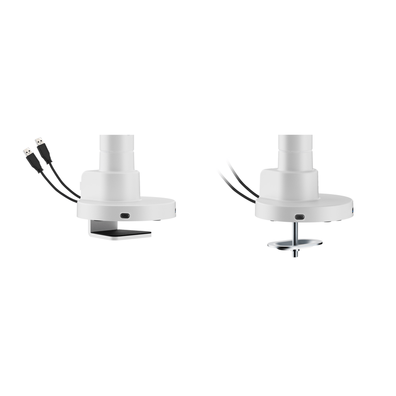Alberenz® Zware Gasveer Monitorbeugel Wit (tot 57 inch)