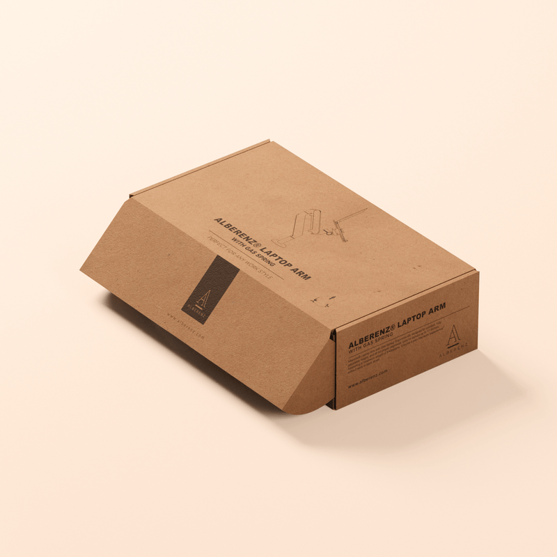 Alberenz® Laptoparm Gasveer - Donkergrijs