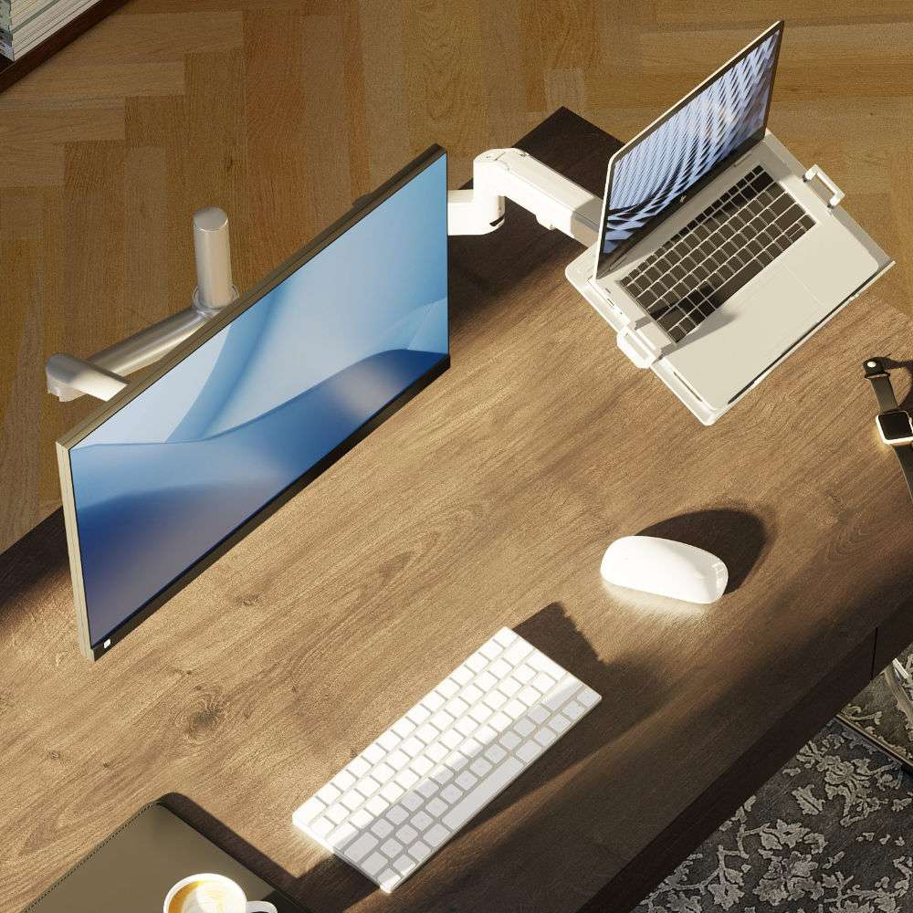 Alberenz® Laptoparm Gasveer Zilver