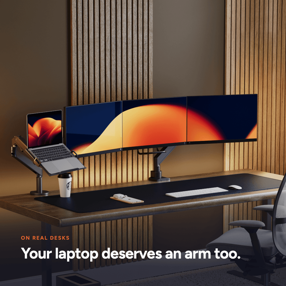 Alberenz® plynové rameno na notebook – tmavě šedé