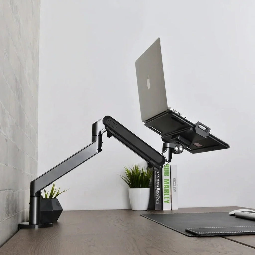 Alberenz® Laptoparm Gasveer - Donkergrijs