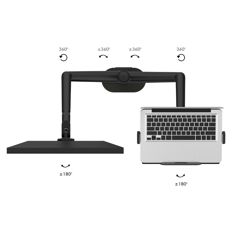Alberenz® rameno pro monitor k notebooku černé