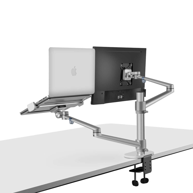 Alberenz® Rameno na notebook a monitor, stříbrné