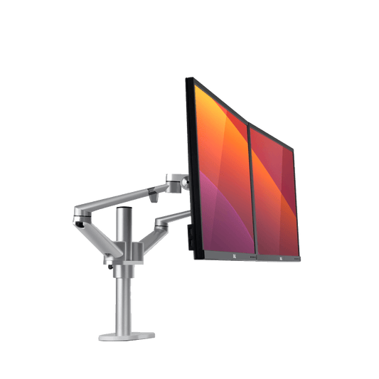 Alberenz Monitor Mount for 2 Screens Silver - Alberenz - 