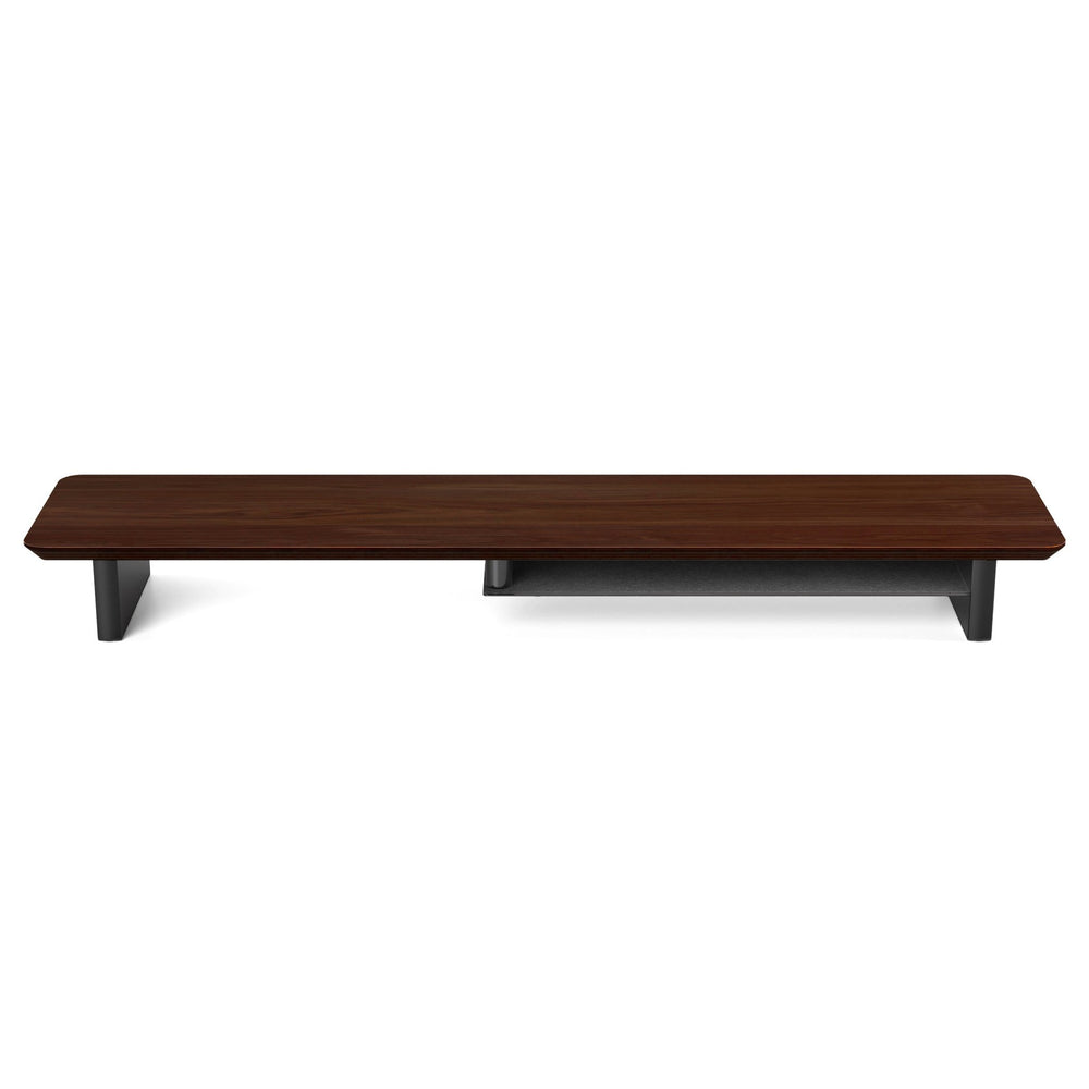 Alberenz® Walnoot Houten Monitorverhoger - 2 Monitoren