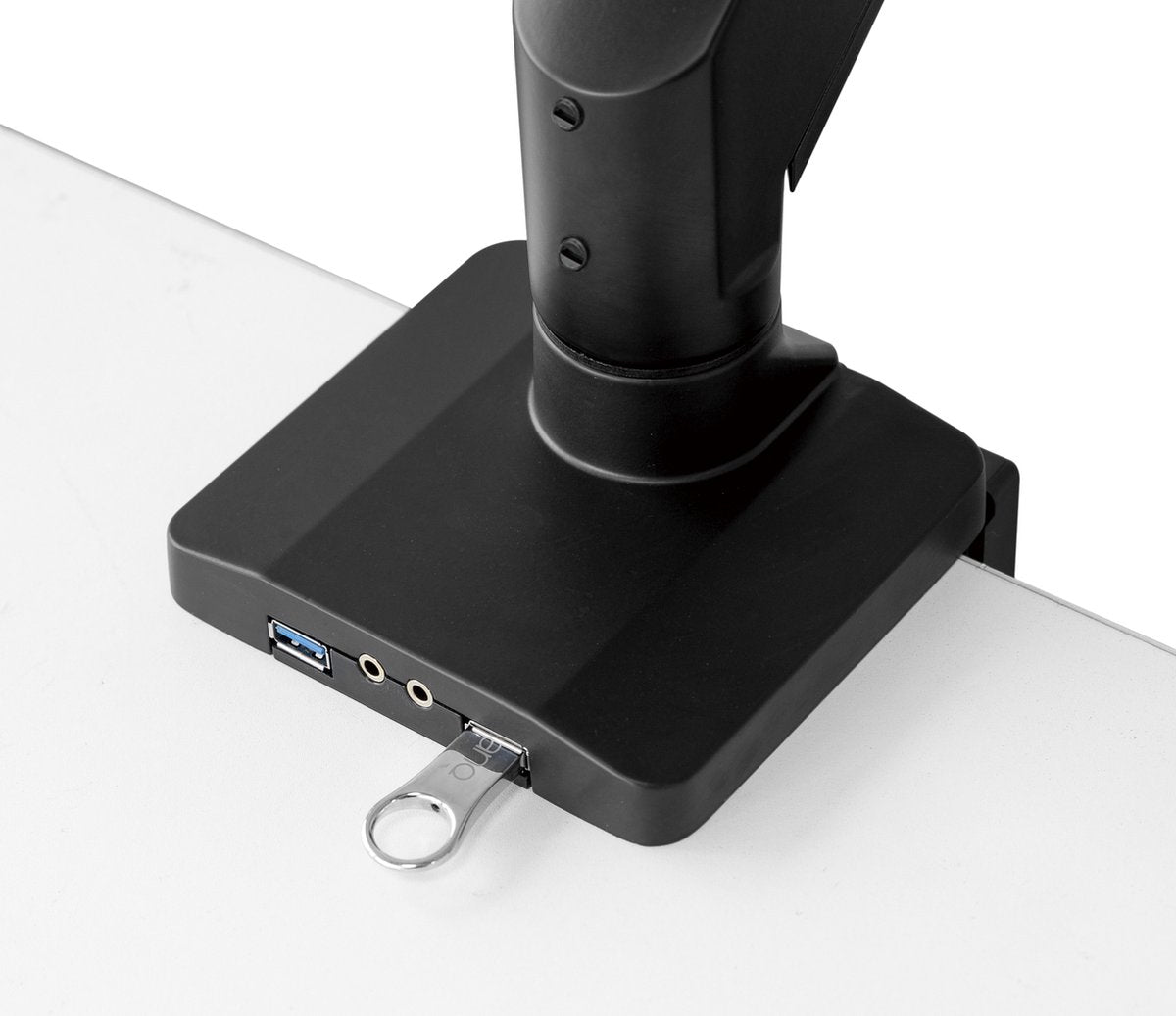 Alberenz triple monitor mount USB ports