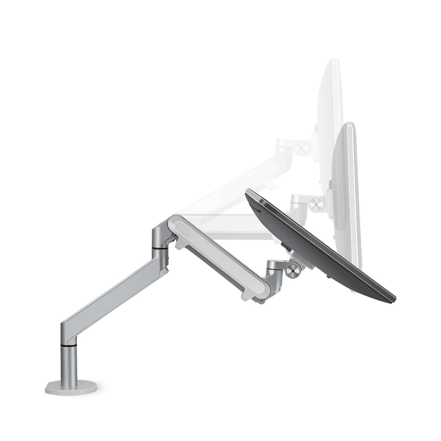 Single Monitor Arm Gas Spring Silver - Alberenz -